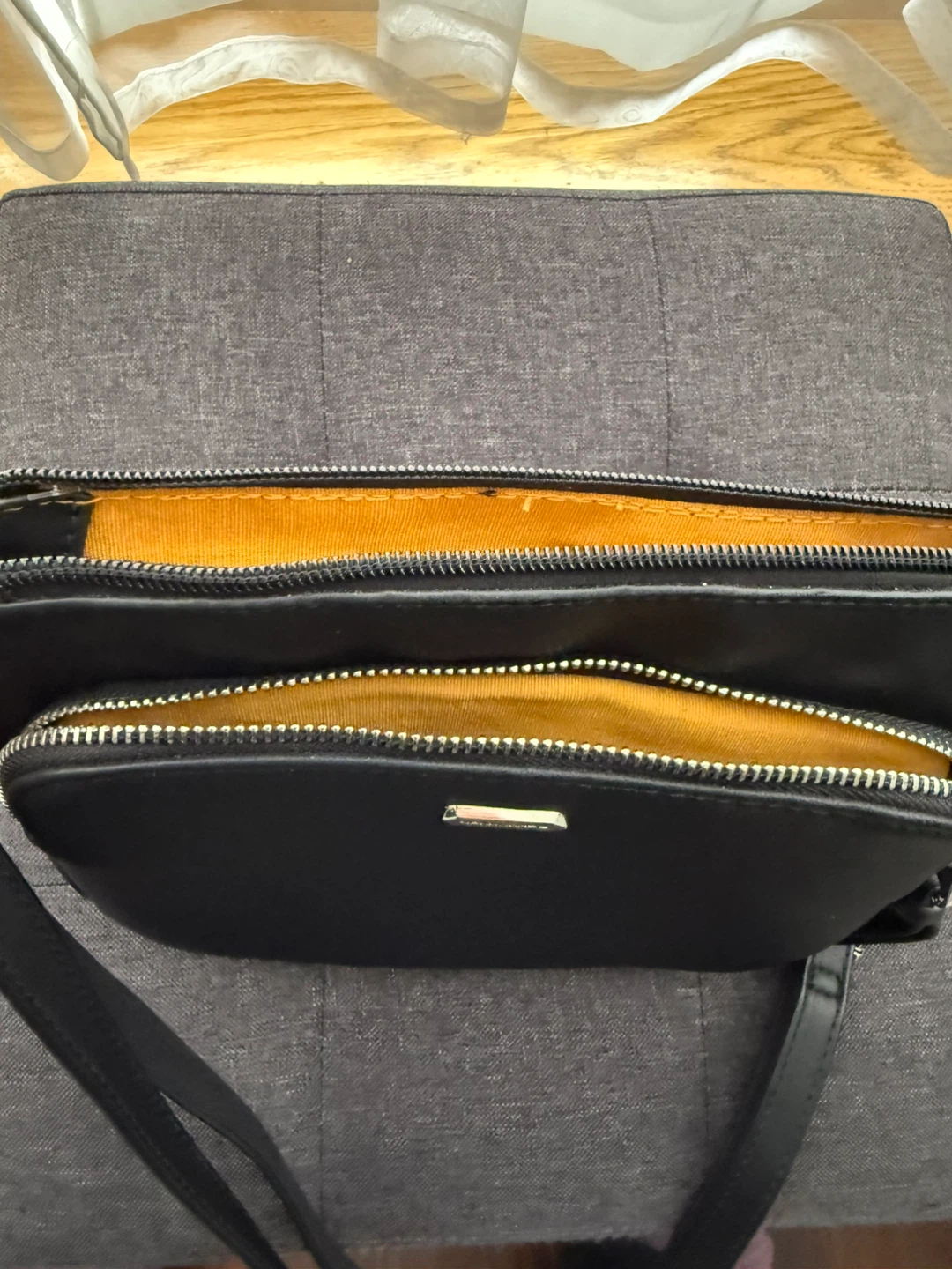 *New* DAVID JONES Black Crossbody Bag - photo 5