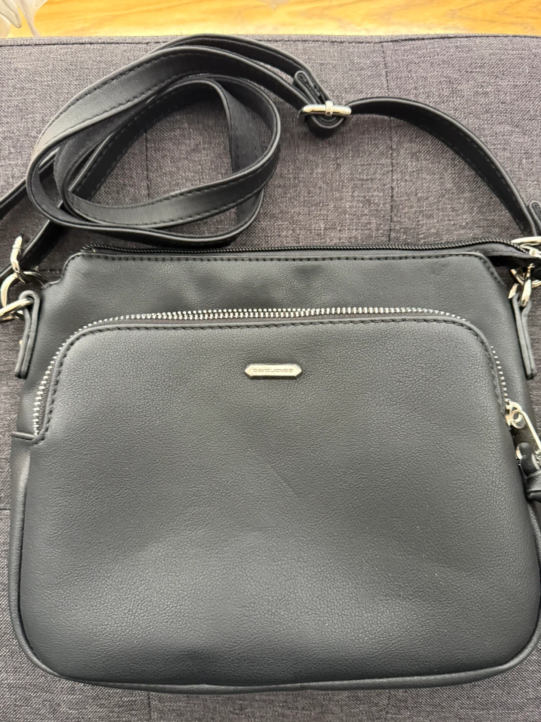 *New* DAVID JONES Black Crossbody Bag