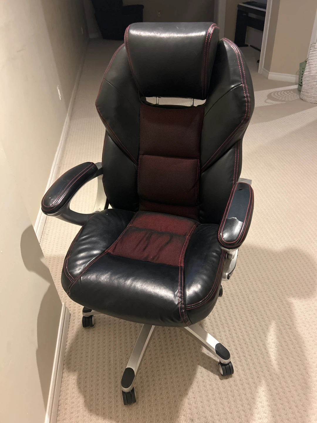 Black and Red Executive Office Chair