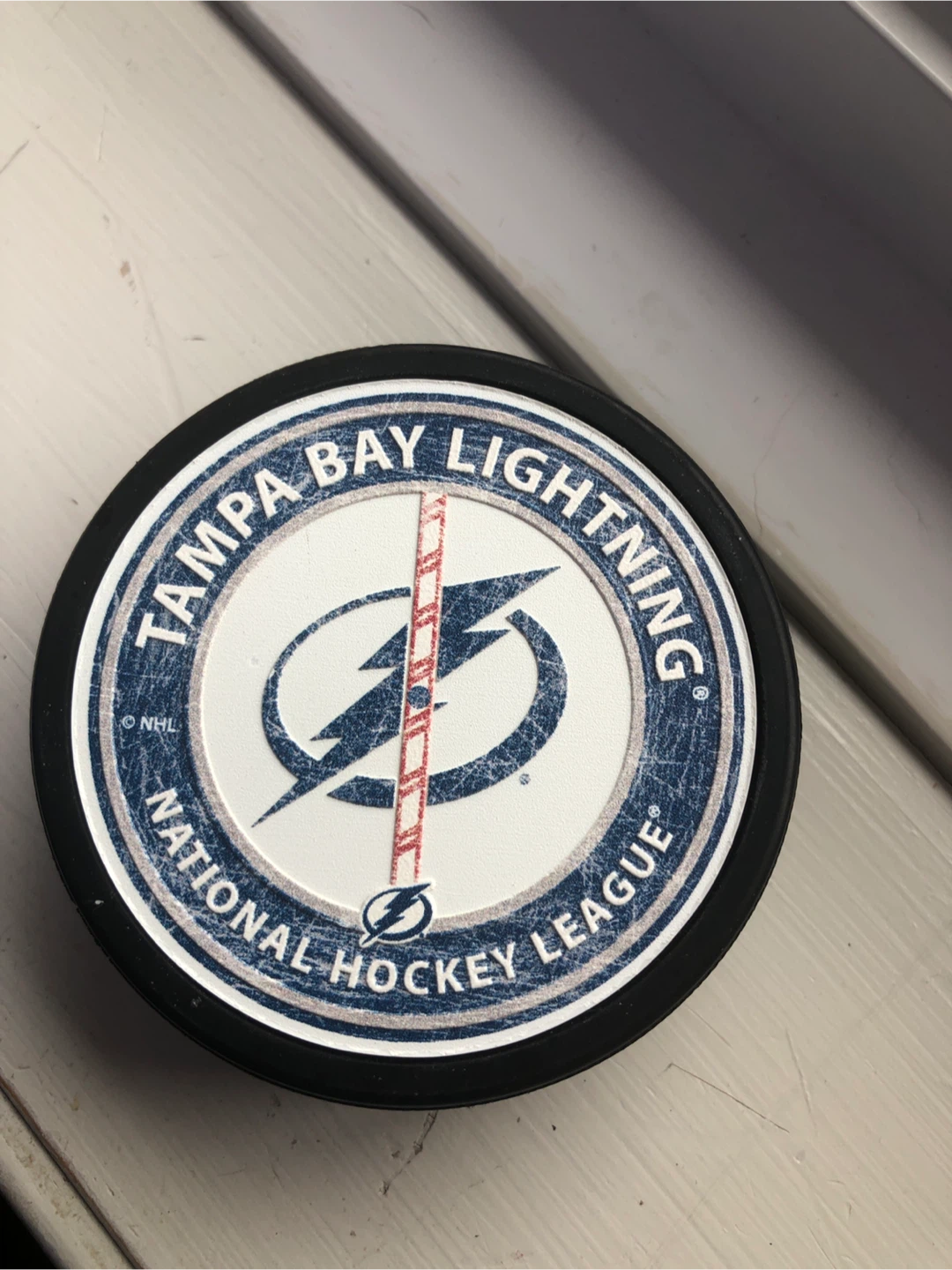 Tampa Bay Lightning NHL Hockey Puck