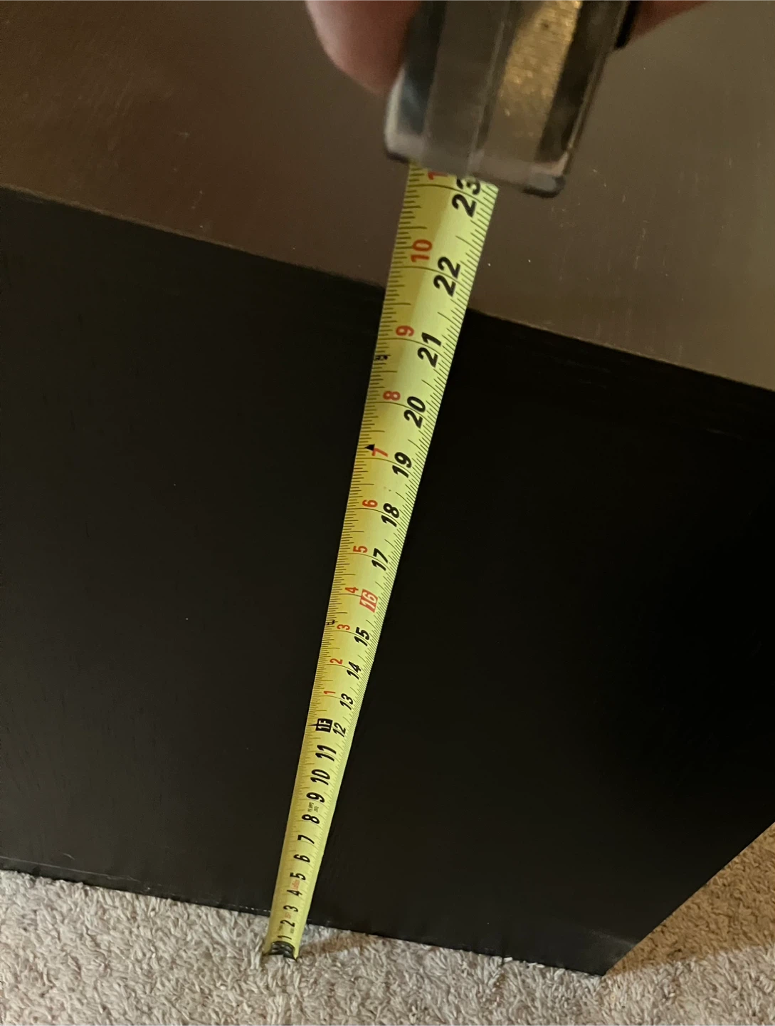 Black 2-Drawer side table - photo 4