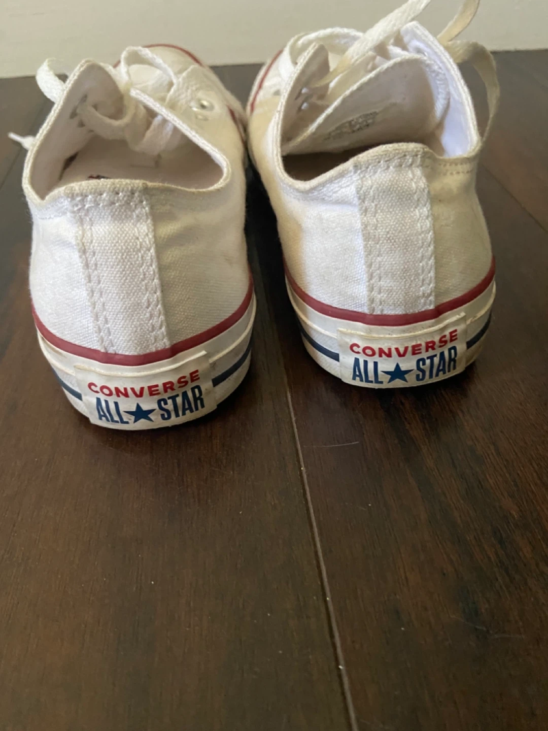 Converse All Star White Canvas Low Top Sneakers - photo 3