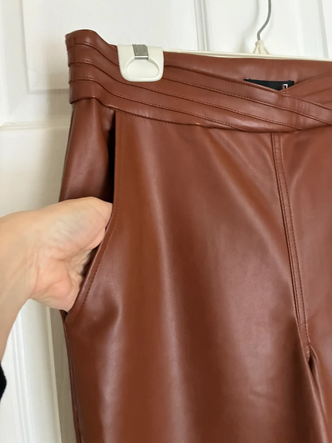 Laura Petites Faux Leather Pants Size 12 - photo 2