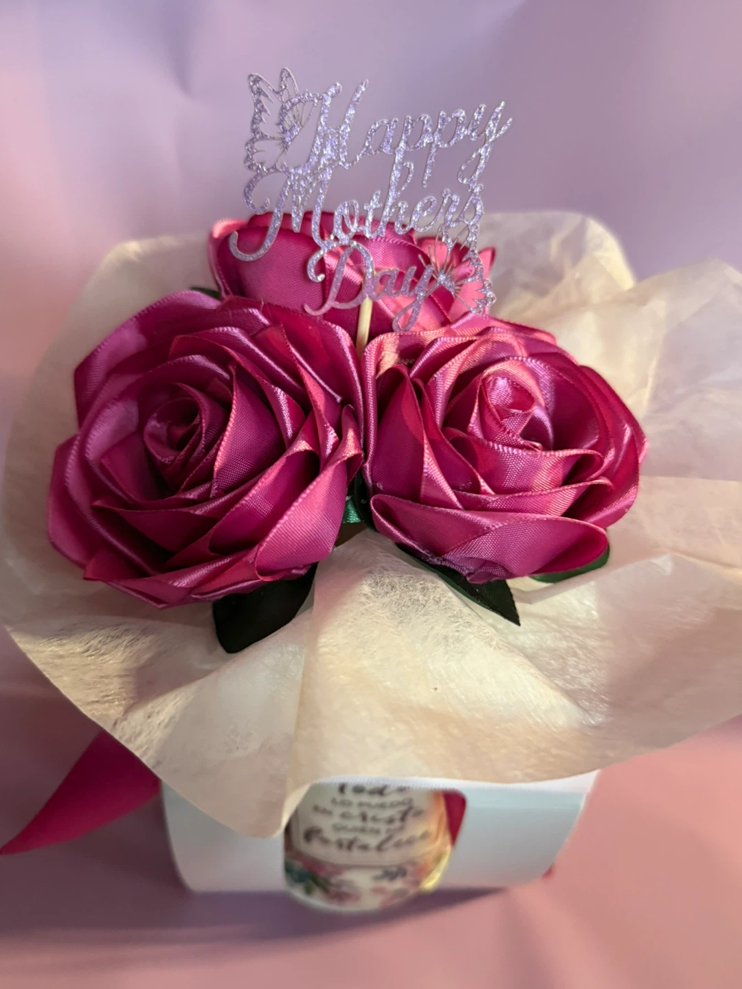 Mother's Day Mug with Ribbon Roses - photo 3