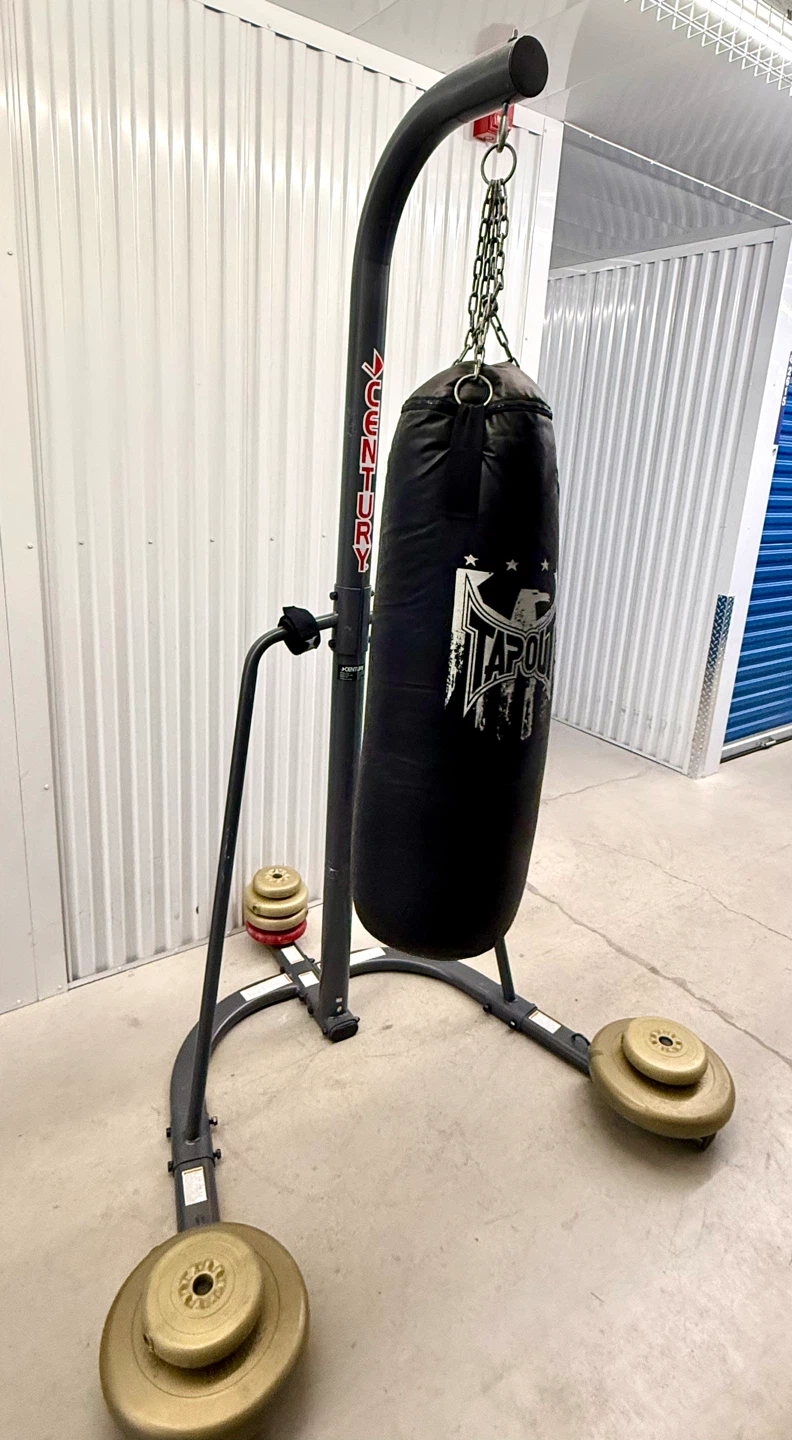 Century Heavy Bag Stand with TapouT Punching Bag