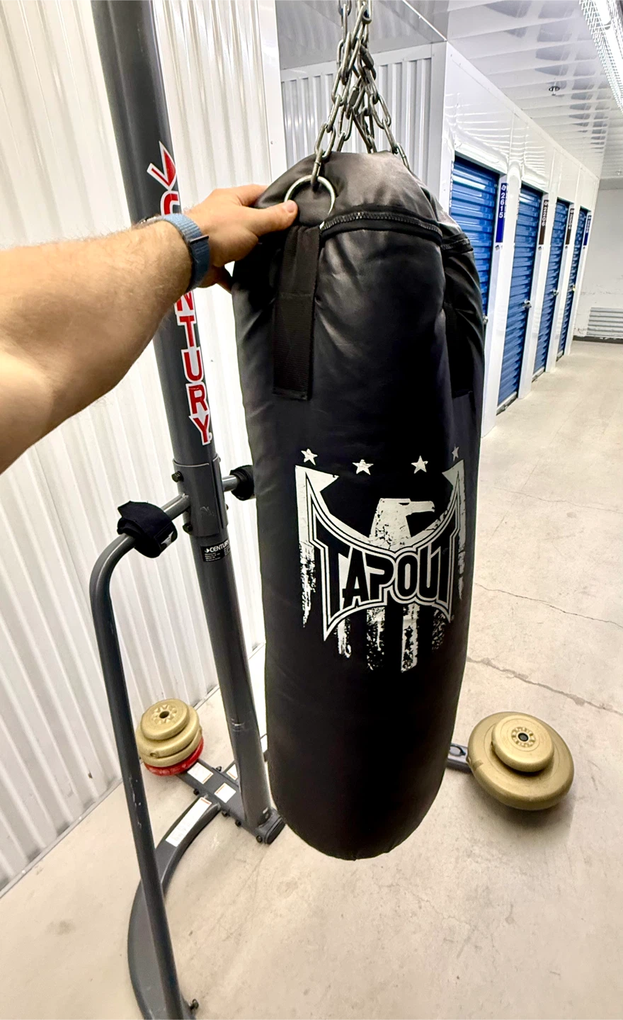Century Heavy Bag Stand with TapouT Punching Bag - photo 2