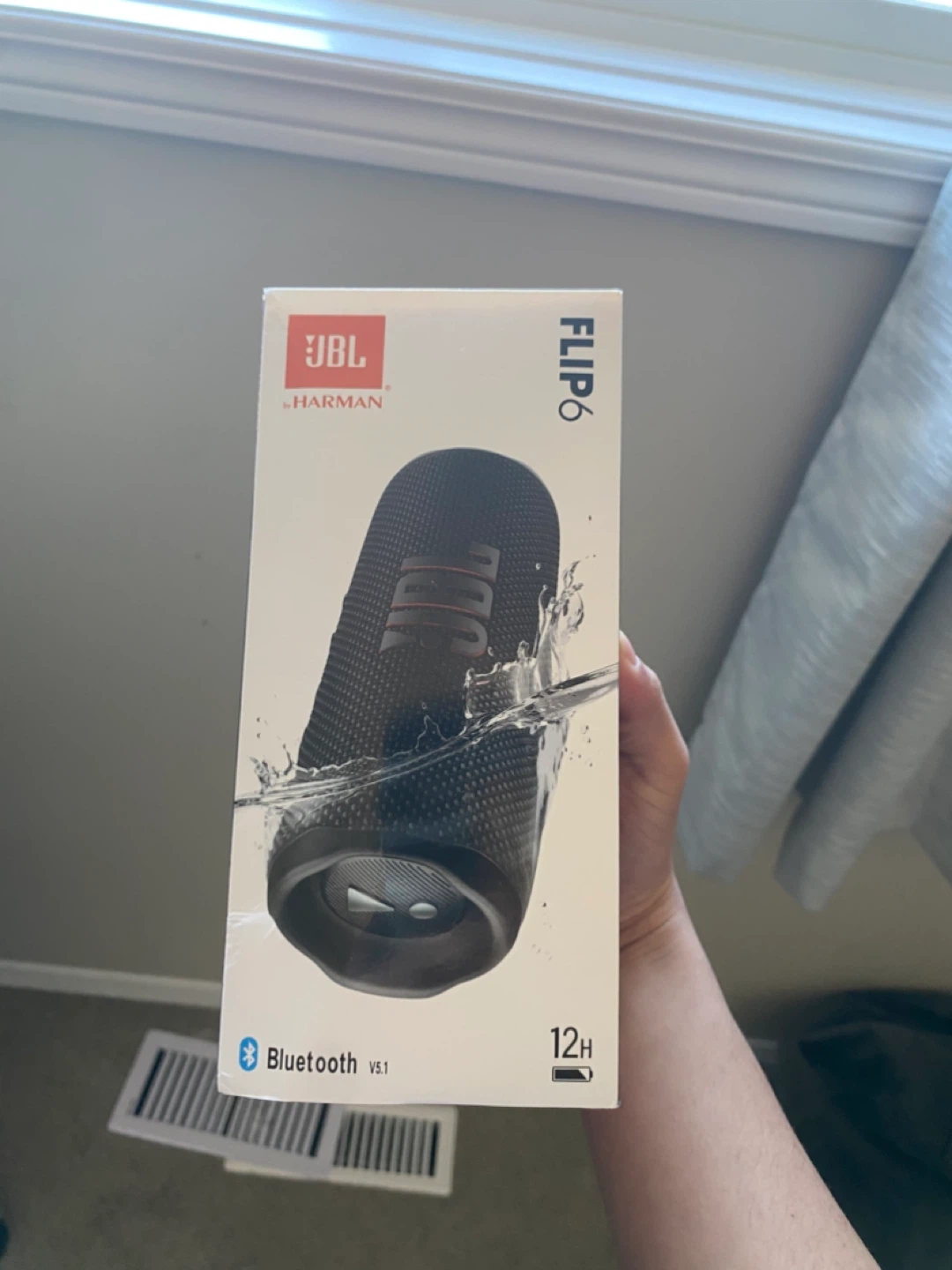 JBL Flip 6 Portable Bluetooth Speaker - Black
