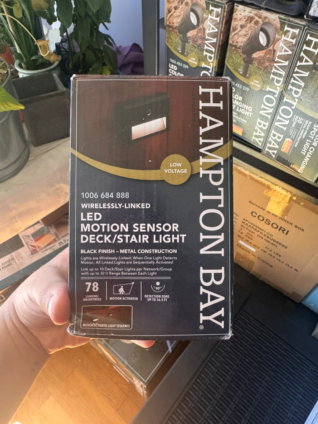 Hampton Bay LED Motion Sensor Deck/Stair Light
