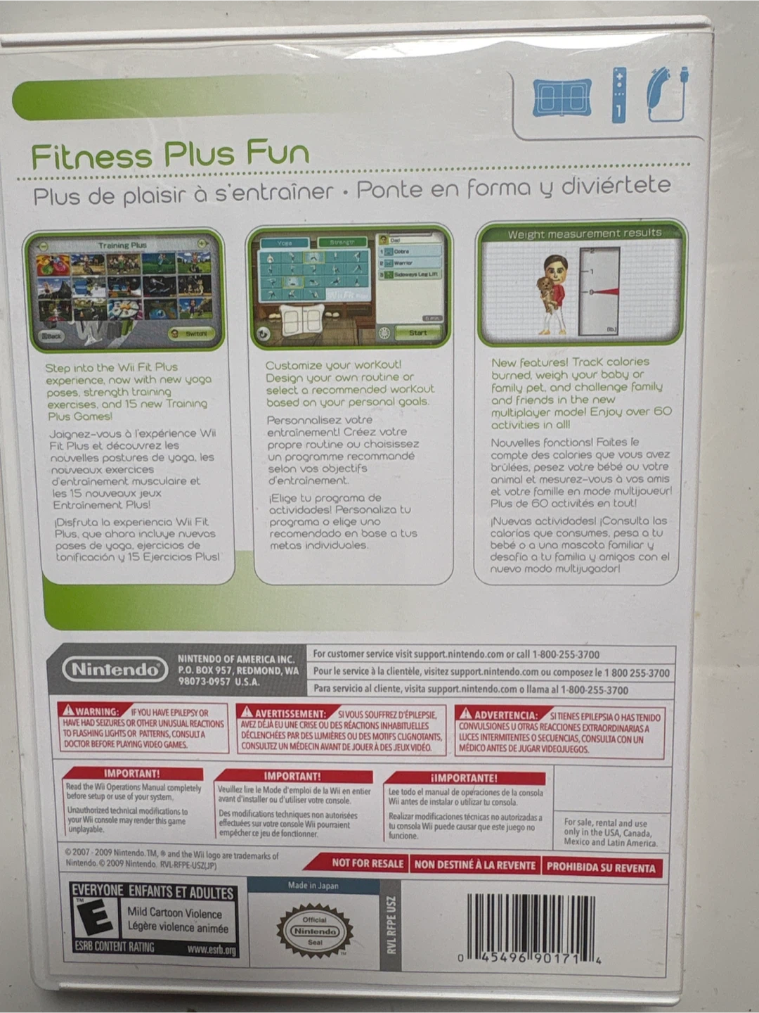 Nintendo Wii Fit Plus Video Game - photo 2