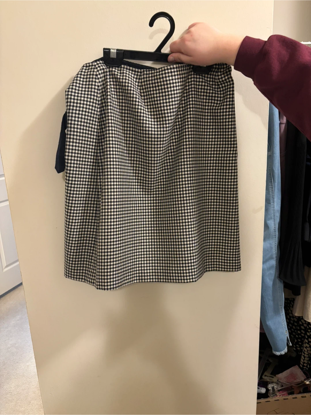 DKNY Donna Karan New York Gingham Skirt Size 12 - photo 2