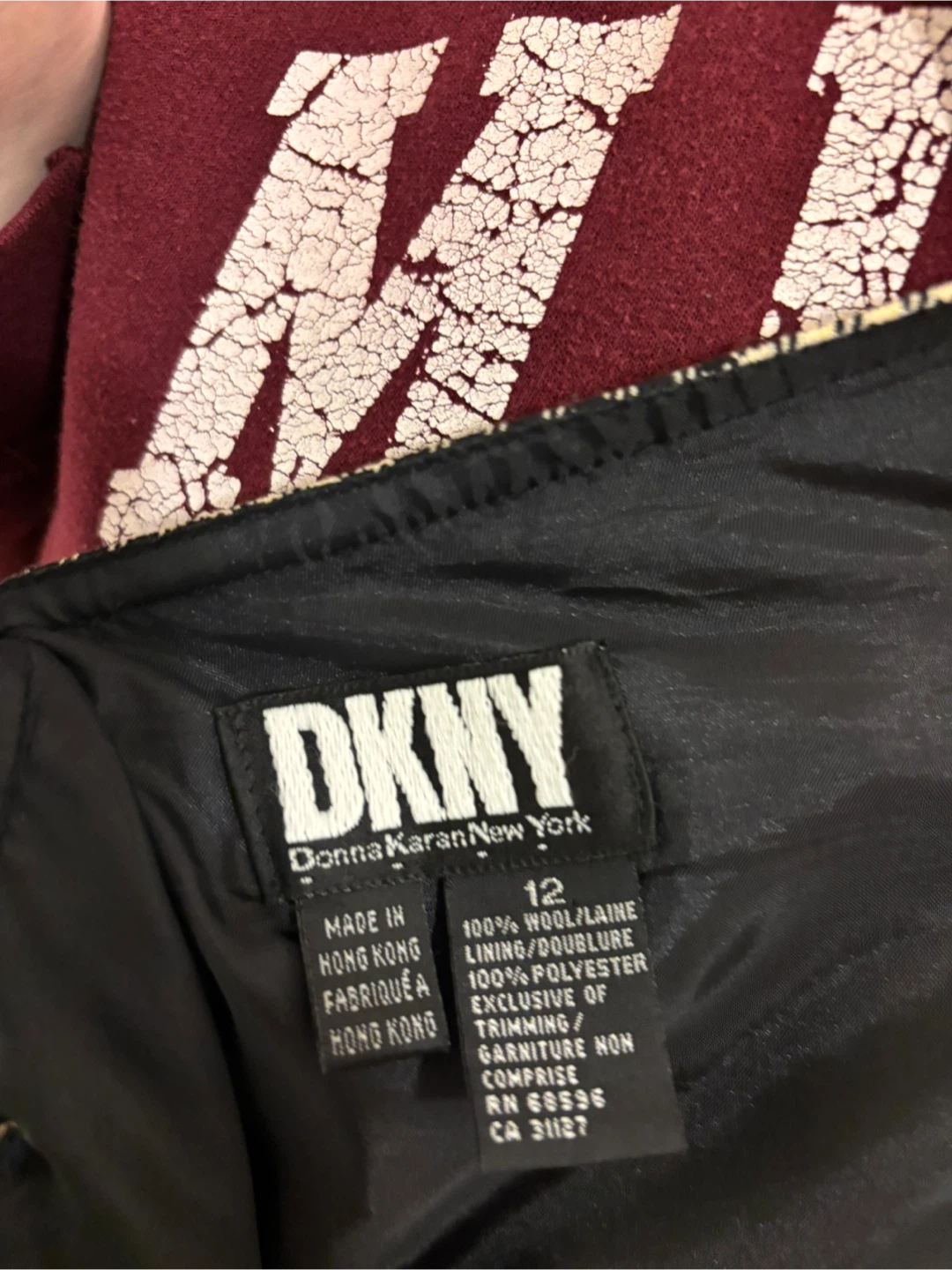 DKNY Donna Karan New York Gingham Skirt Size 12 - photo 3