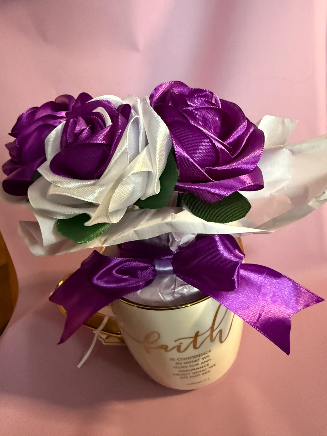 Floral Arrangement in "Faith" Mug
