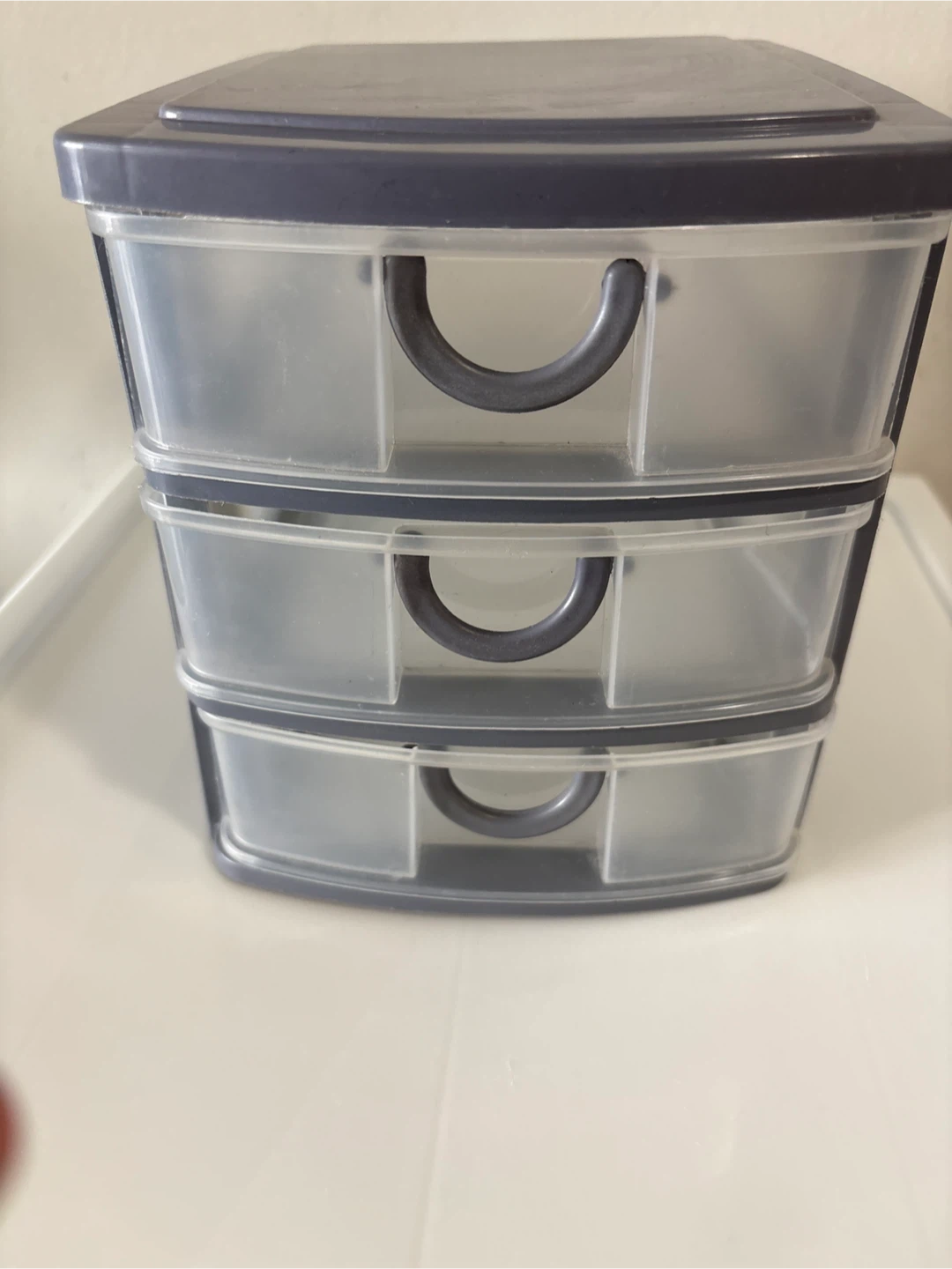 4-drawer + small 3 drawer plastic storage - photo 3