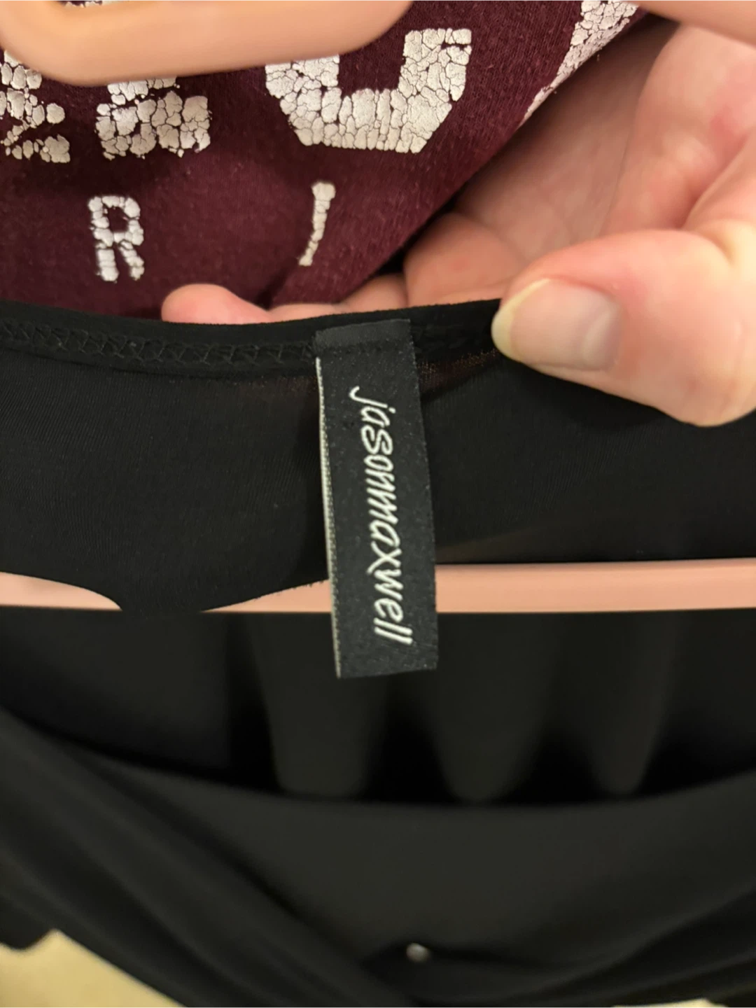 Jasmaxwell Black Blouse with Decorative Buckle - photo 3