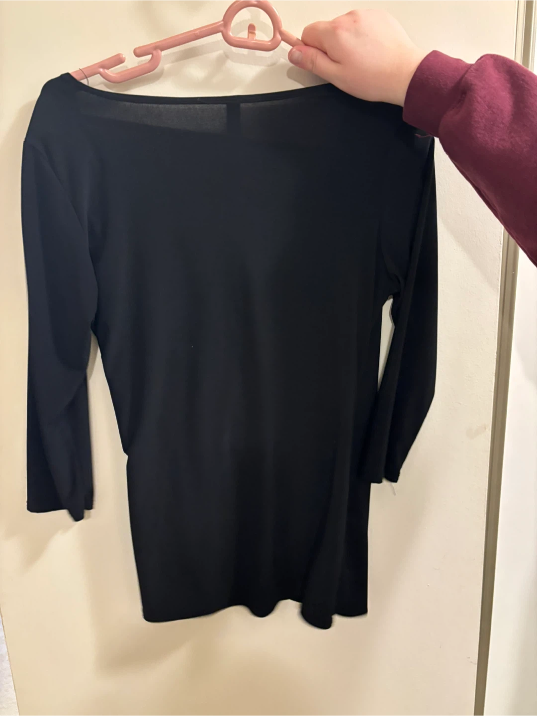 Jasmaxwell Black Blouse with Decorative Buckle - photo 2