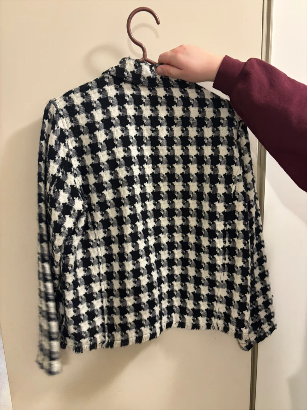 Chico's Black & White Houndstooth Jacket - photo 2