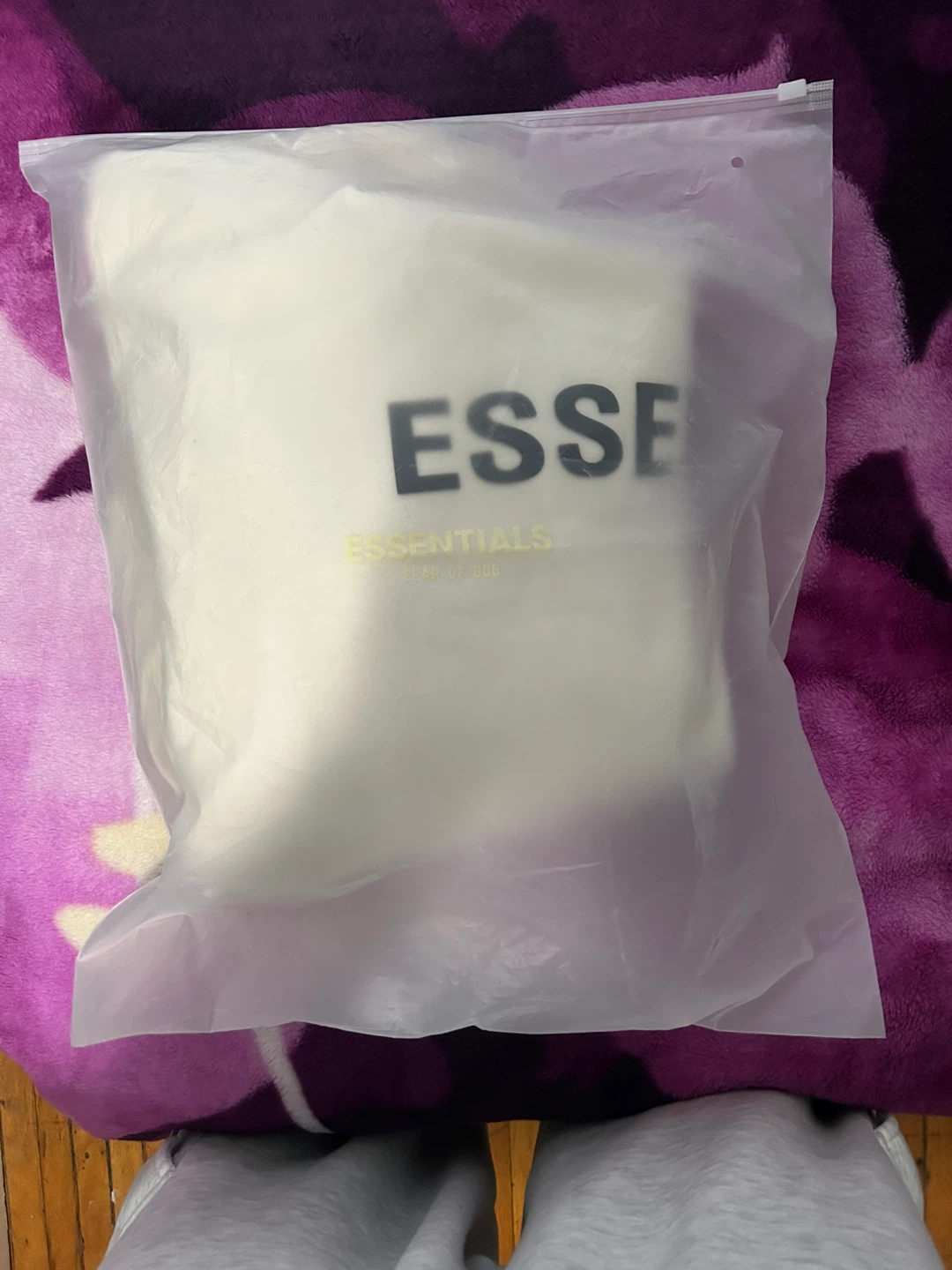 Fear of God Essentials Cream Hoodie