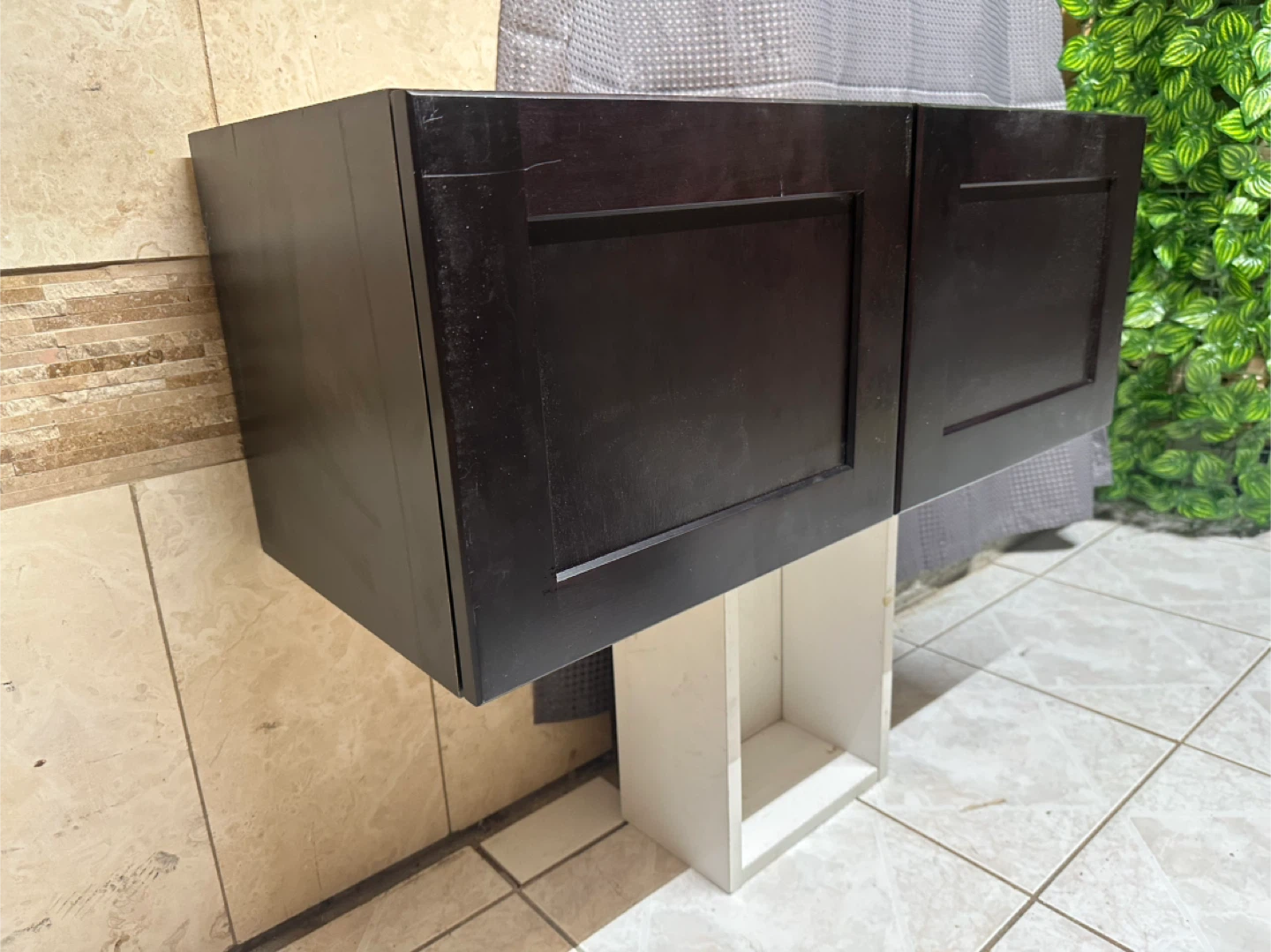 Modern Wall Cabinet with Doors W30 H12– Great Condition - photo 3