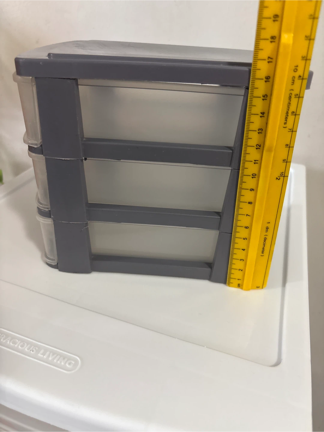 4-drawer + small 3 drawer plastic storage - photo 4