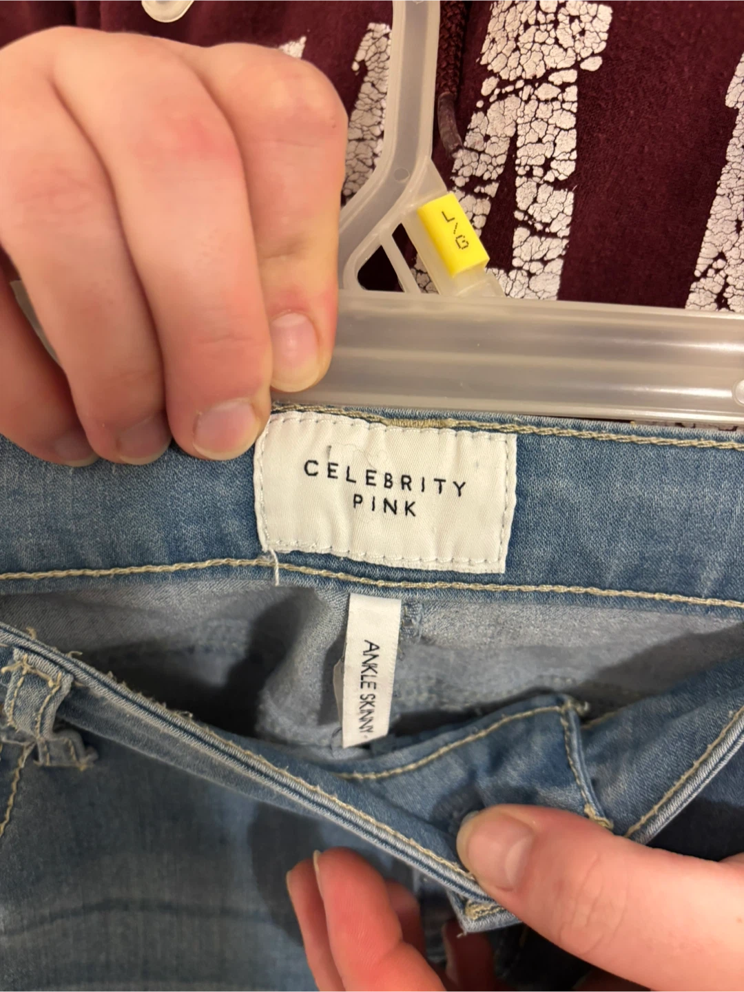 Celebrity Pink Ankle Skinny Jeans Size 9/29 - photo 3