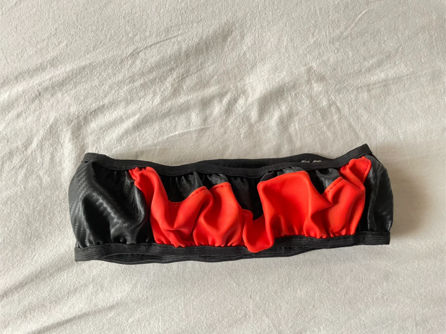 Car Steering Wheel Cover - Black & Red - photo 2