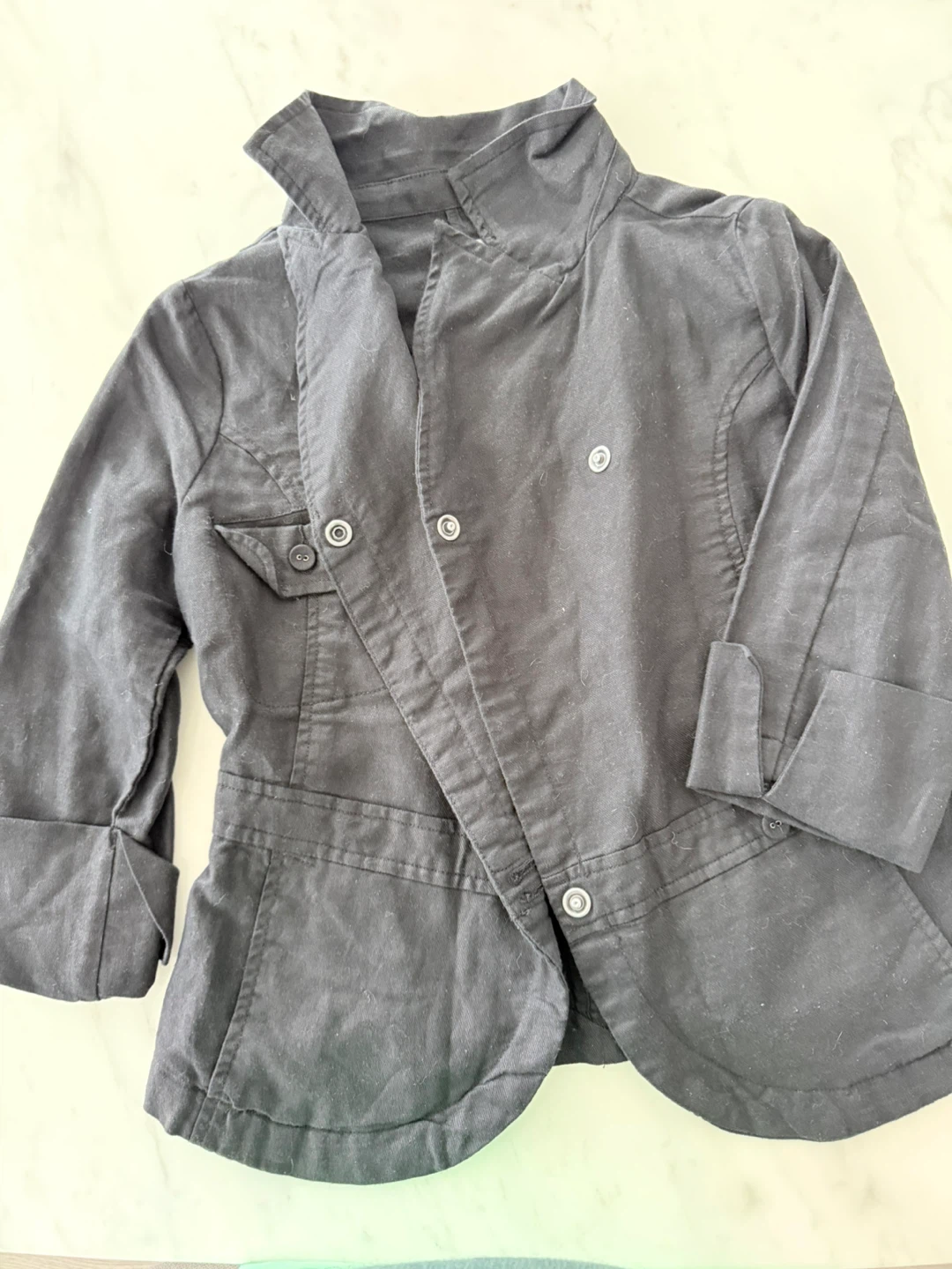 Black spring coat/ light blazer