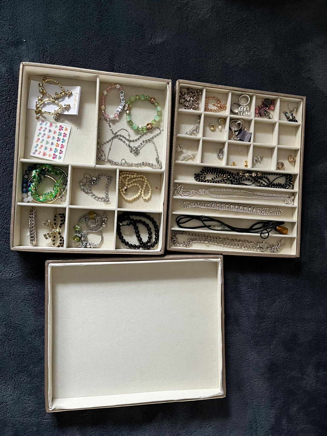 Stackable Velvet Jewelry Box