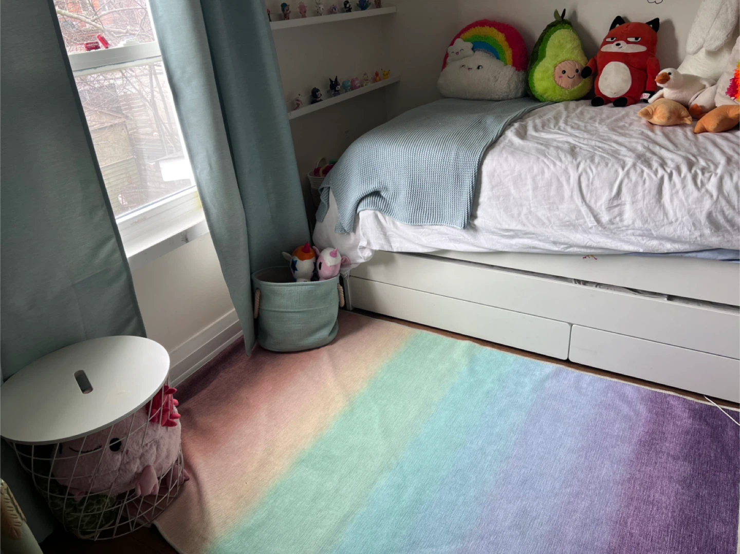 Rainbow Ombre Area Rug