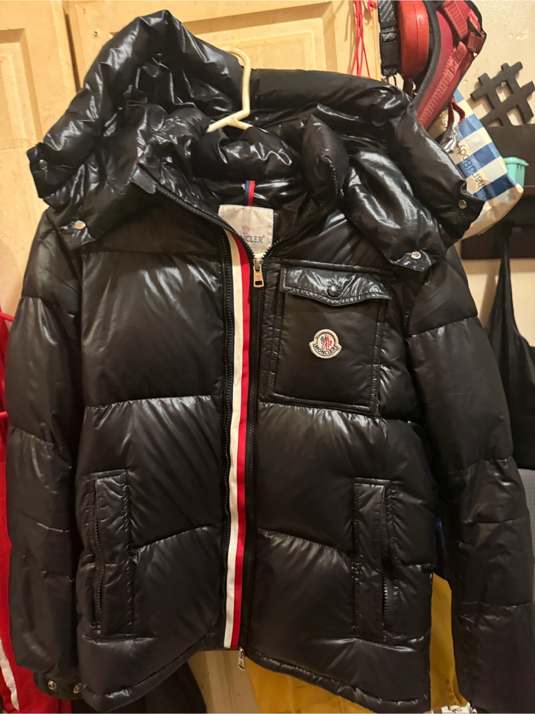 Moncler Black Puffer Jacket Size 1