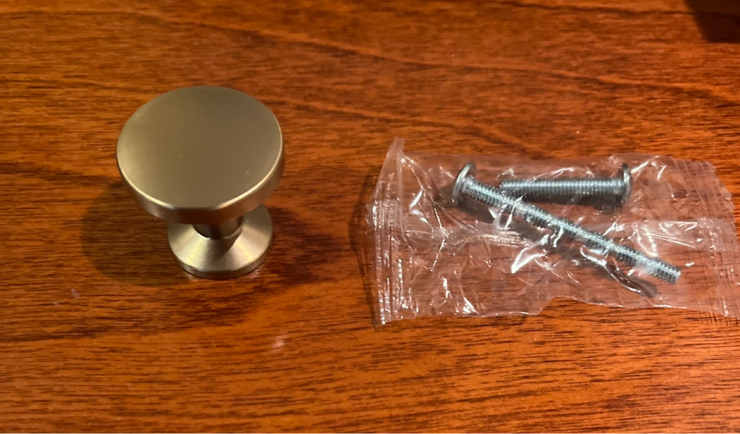 AsidRama Cabinet Knobs - Brushed Champagne Brass (Set of 7)