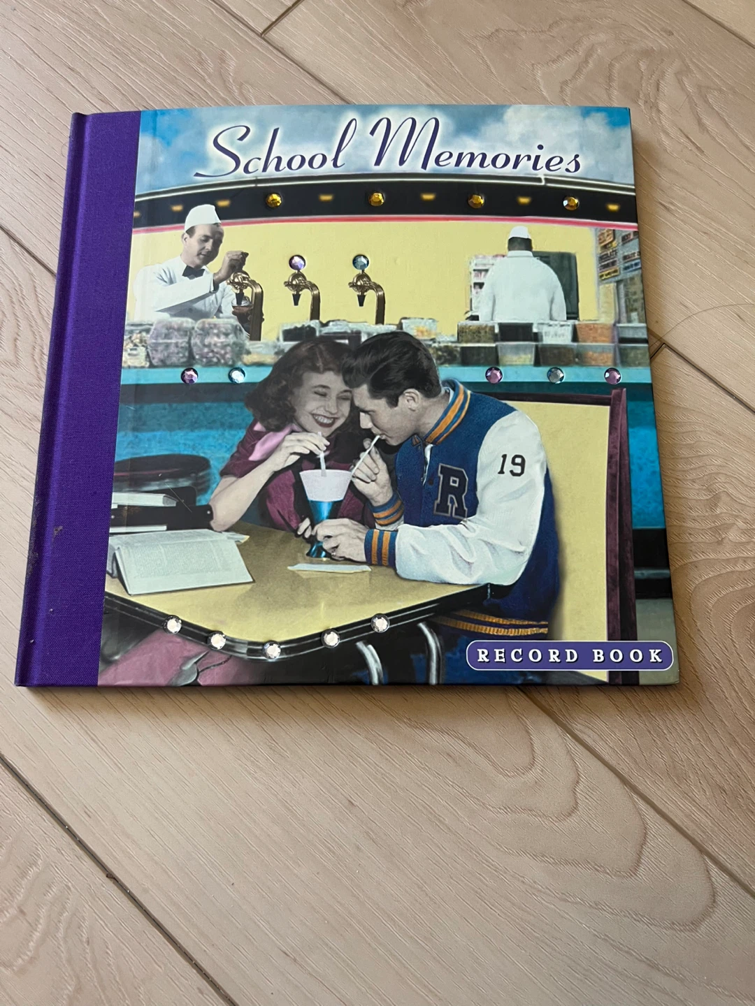 Vintage School Memories Record Book