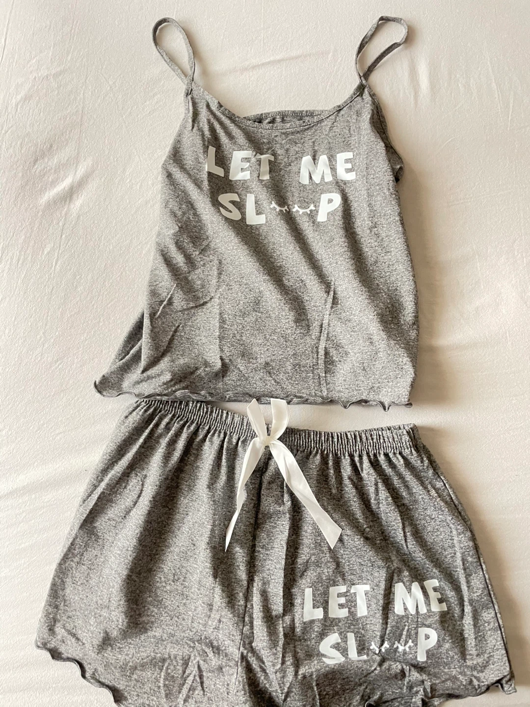 Grey Pajama Set - LET ME SLEEP - photo 2