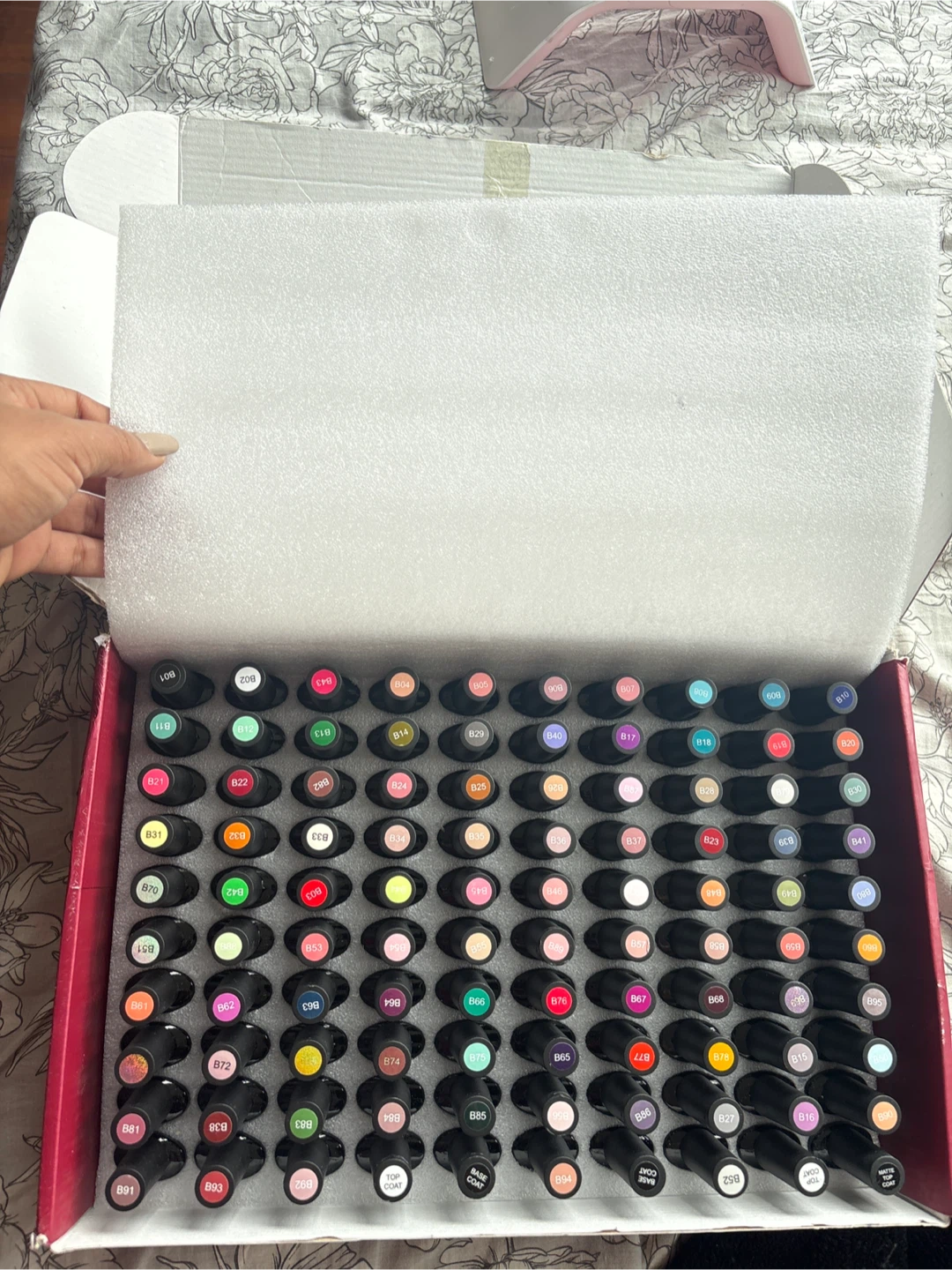 Nail Gel Polish Set with UV Lamp
