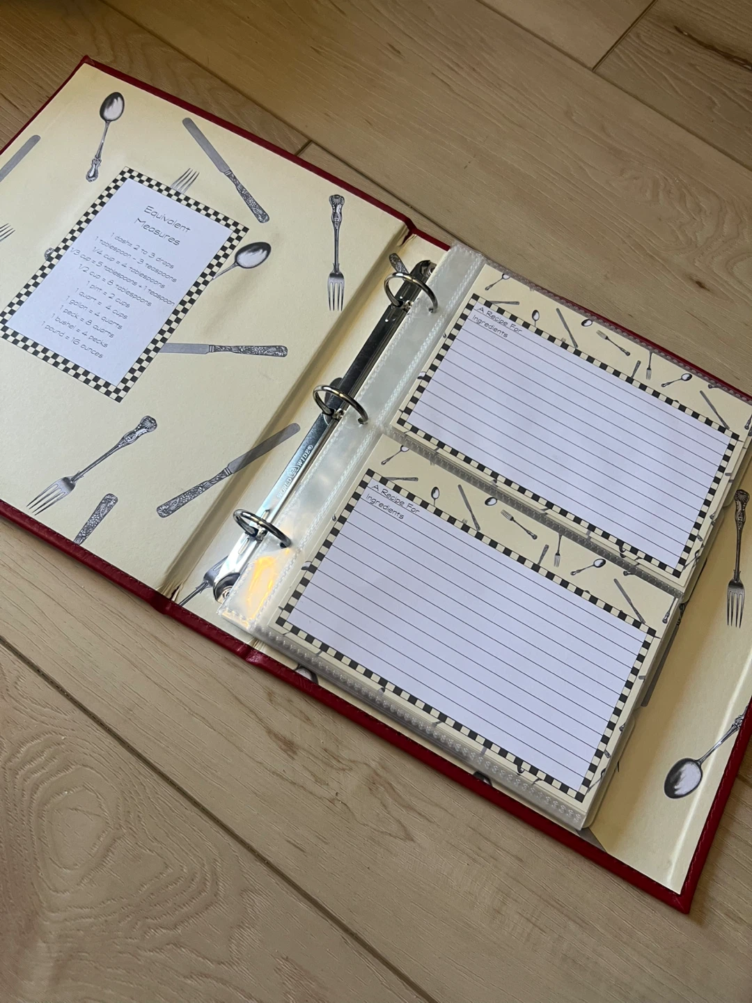 C.R. Gibson "Bon Appetit" Recipe Binder - photo 3