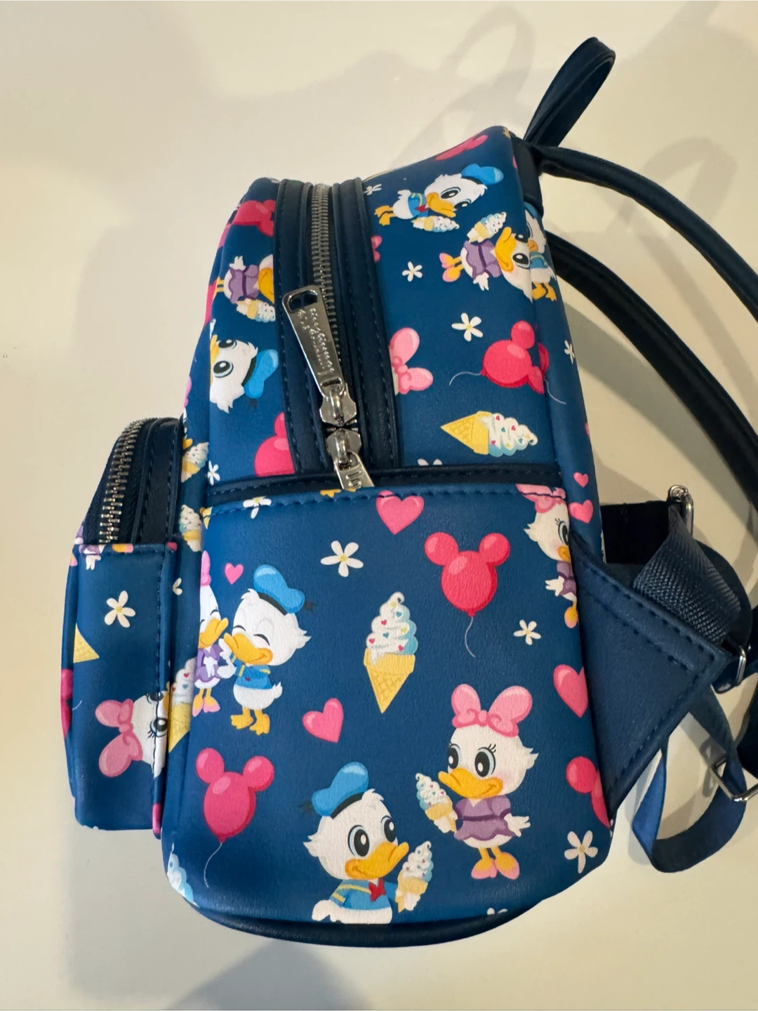 Loungefly Disney Daisy and Donald Duck Mini Backpack - photo 4