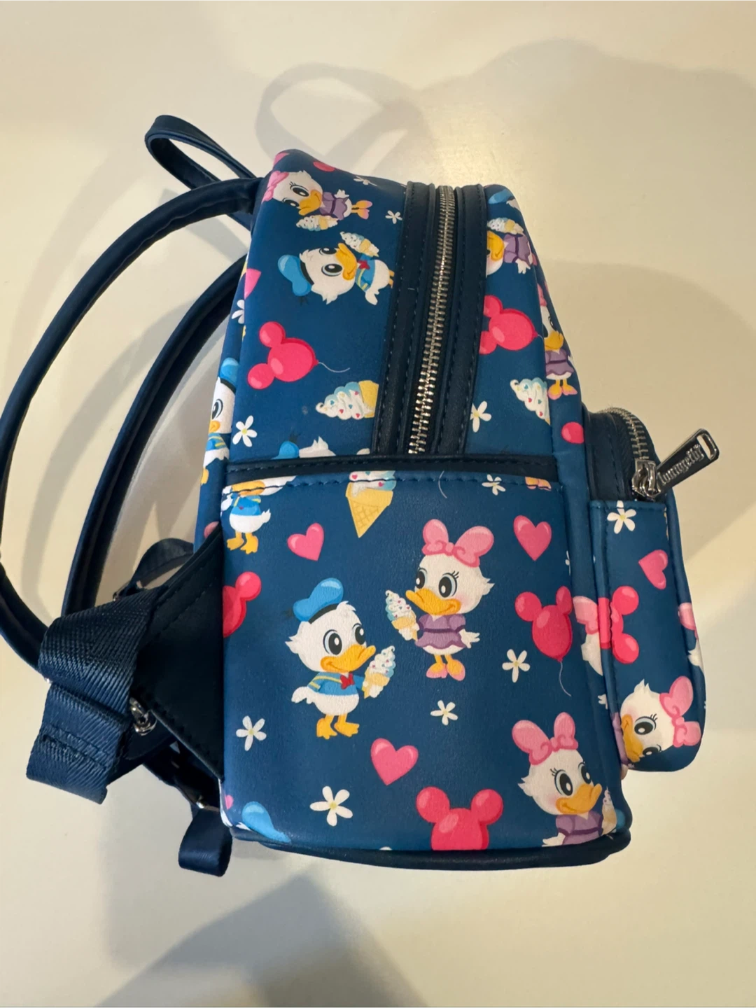Loungefly Disney Daisy and Donald Duck Mini Backpack - photo 5
