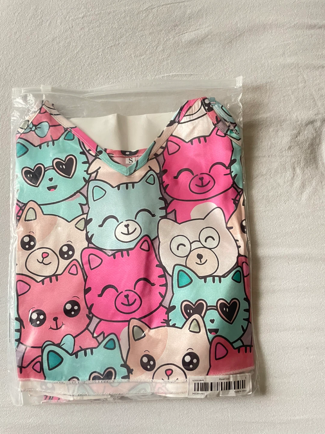 Cute Cat Pajama Set - Small - photo 4