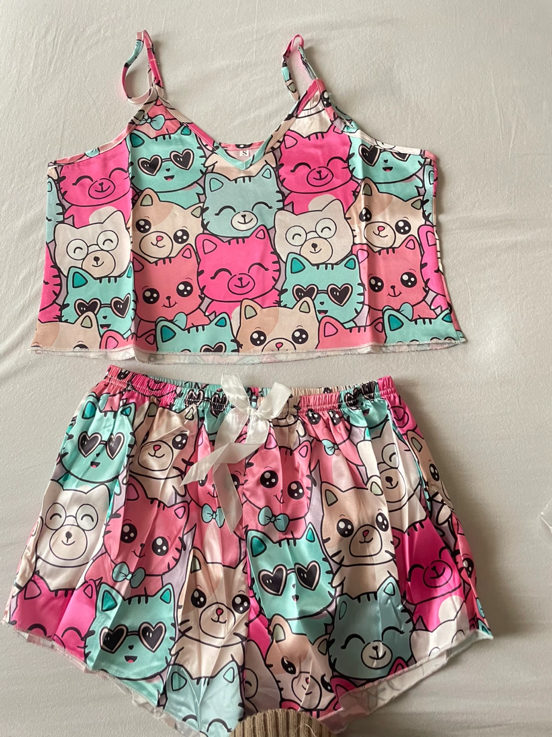 Cute Cat Pajama Set - Small - photo 2