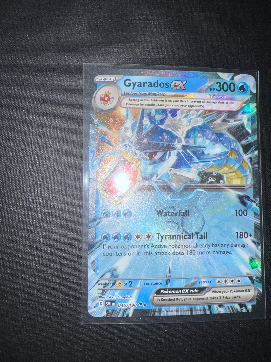 Pokemon Trading Card Gyarados EX 045/198