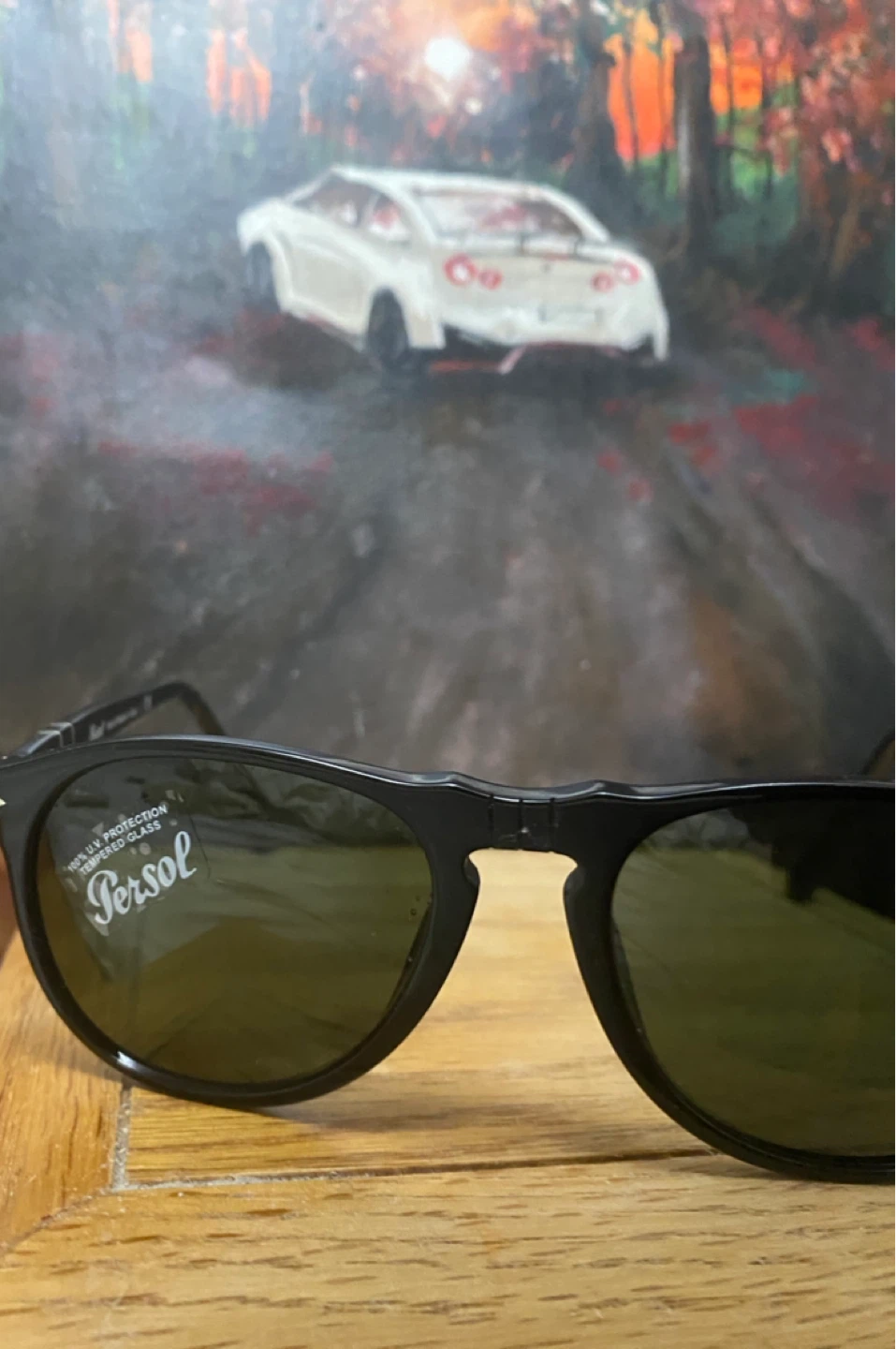 🕶️ Persol PO9649S Black Aviator Sunglasses BRAND NEW