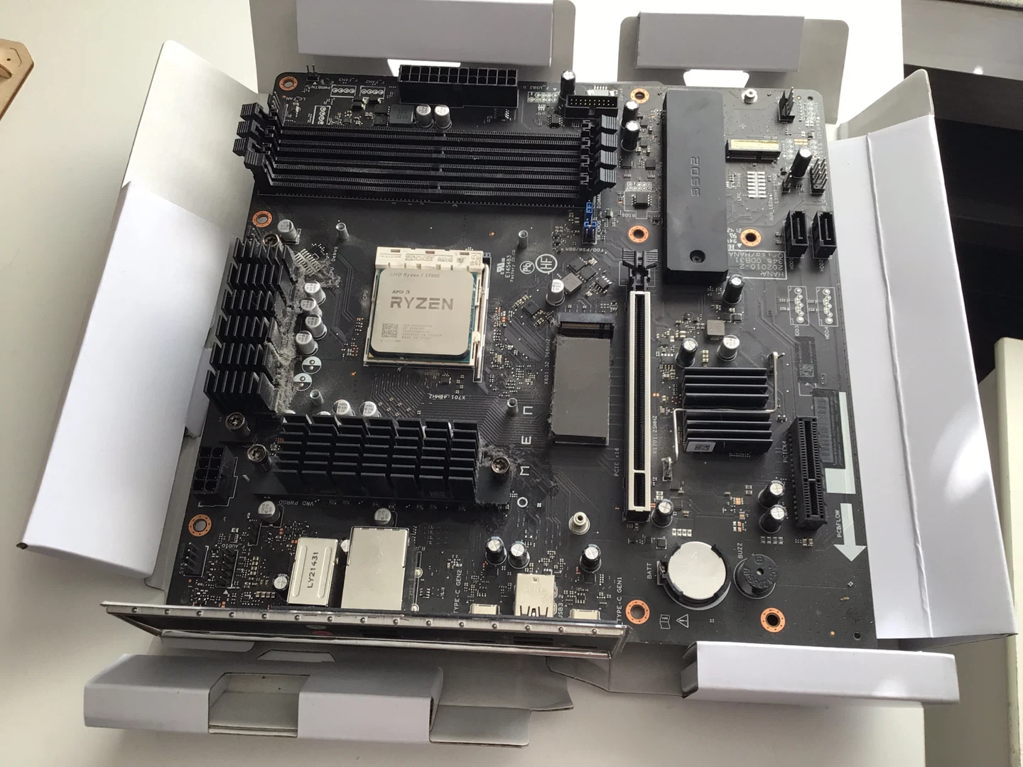 AMD Ryzen 7 5700G.  Omen Motherboard