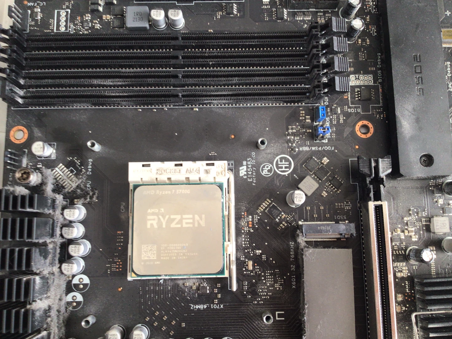 AMD Ryzen 7 5700G.  Omen Motherboard - photo 3