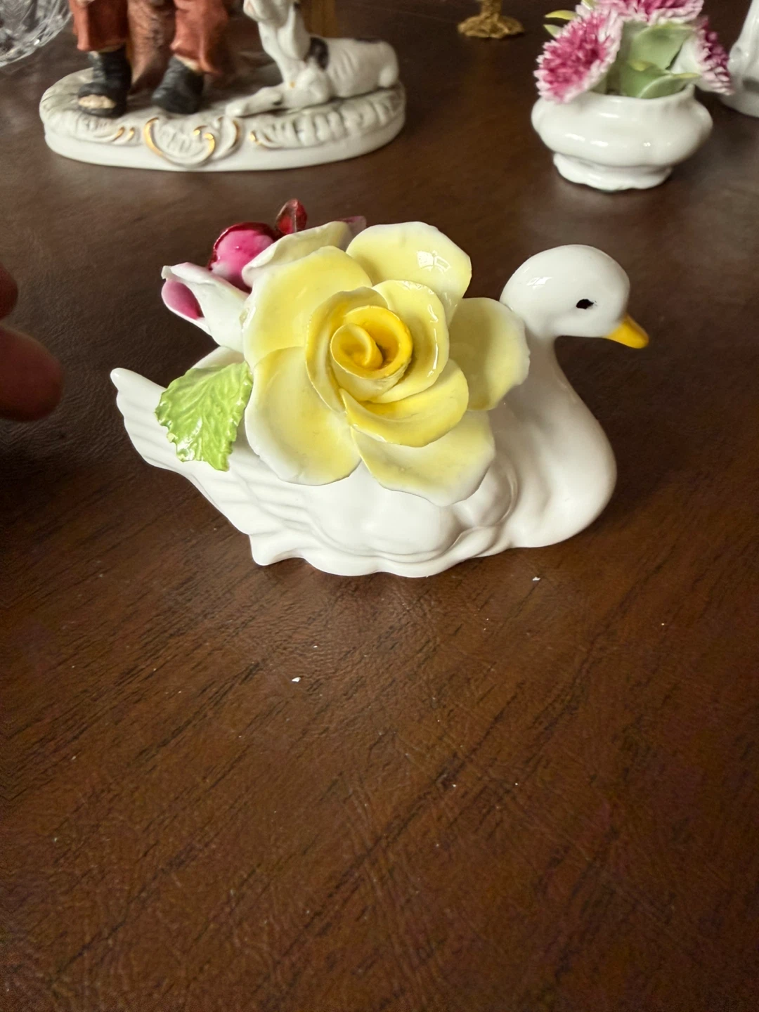 Aristocrat Bone China Swan Figurine