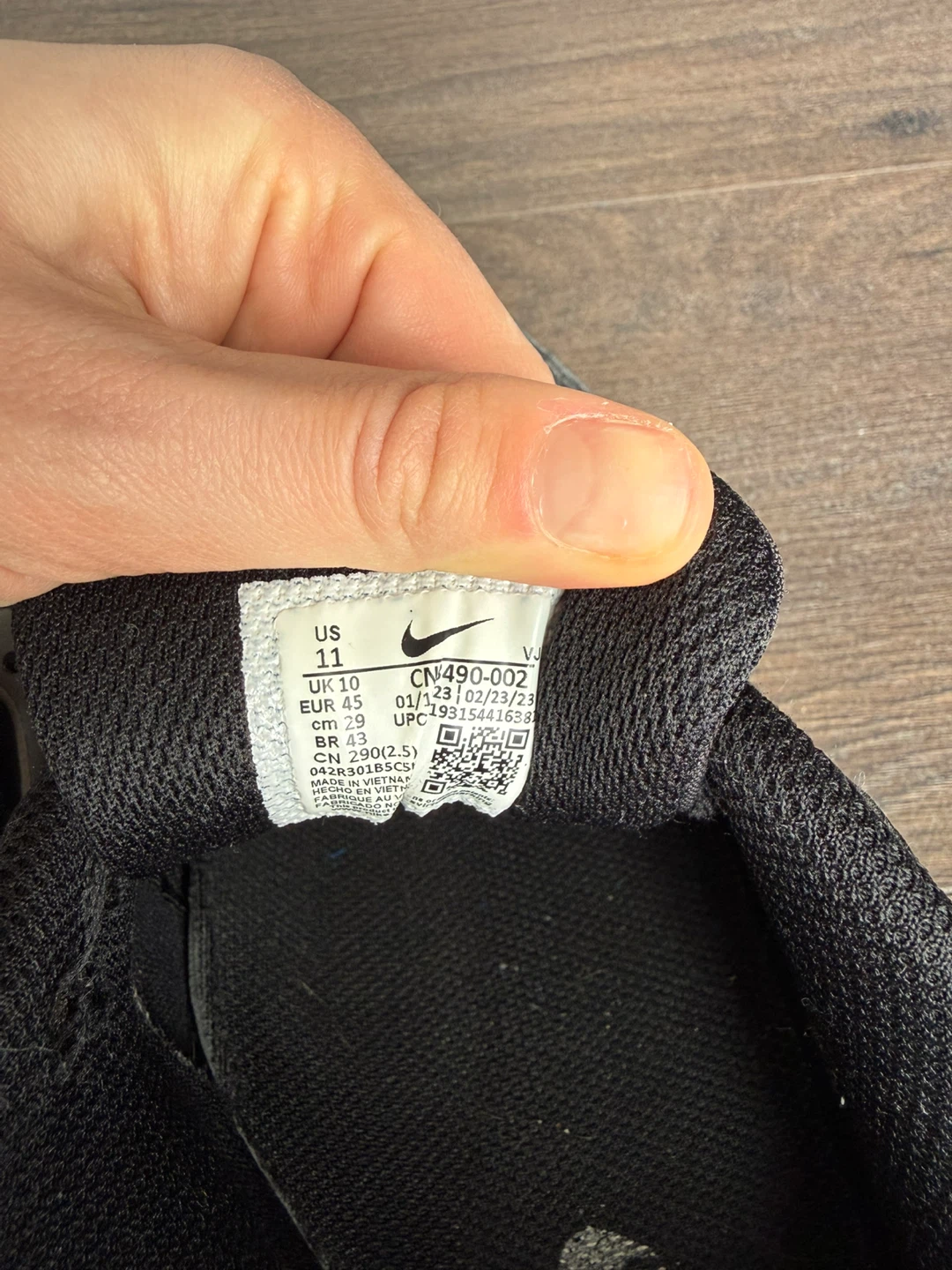 Nike Air Max 90 Shoes - Black/Grey - Size 11 - photo 4