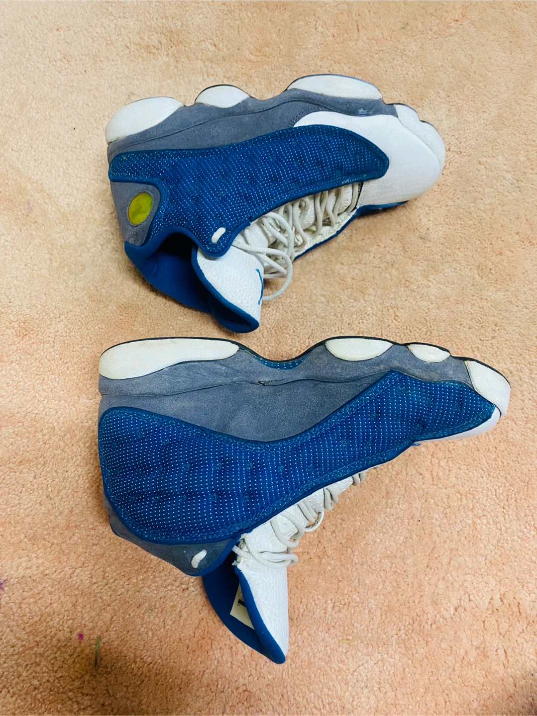 Jordan 13 Blue White US 7 Sneakers (good condition) - photo 5
