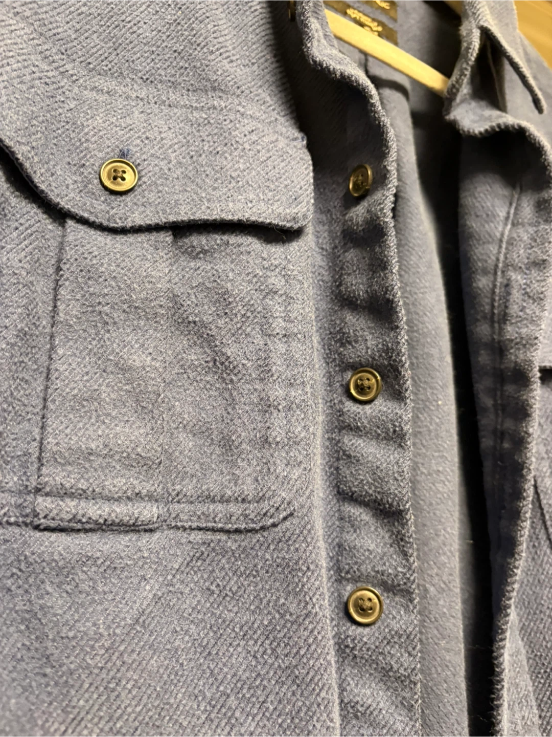 Banana Republic Standard Fit Blue Button-Up Shirt - Size M - photo 4