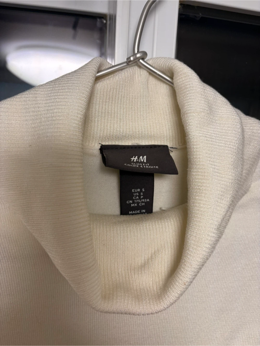 H&M Cream Turtleneck Sweater - Size S - photo 2