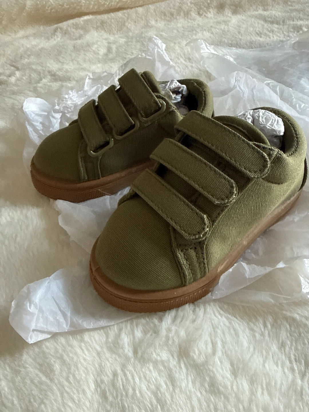 Kids Olive Green Sneakers - photo 2
