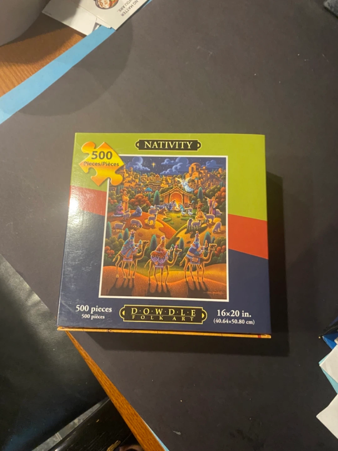 Dowdle Folk Art Nativity Puzzle - 500 Pieces