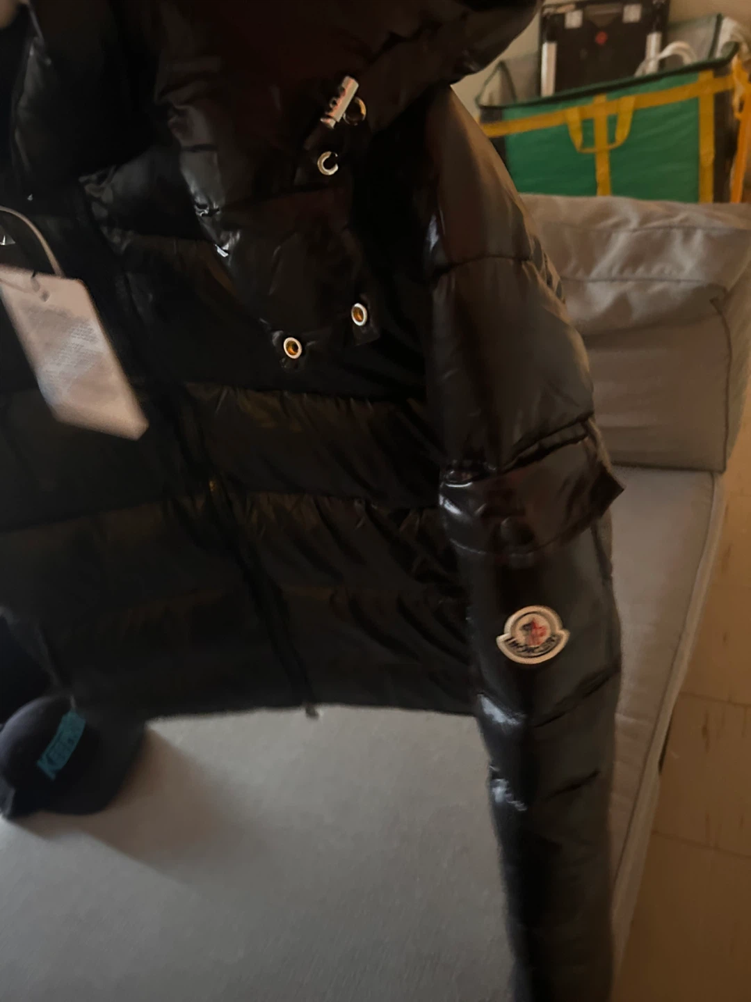 Moncler Black Puffer Jacket